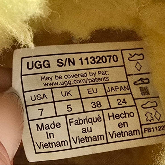 UGG RAINCLOUD CANARY WATERPROOF RUBBER RAIN BOOTS US 7 / EU 38 / UK 5 - Picture 9 of 10